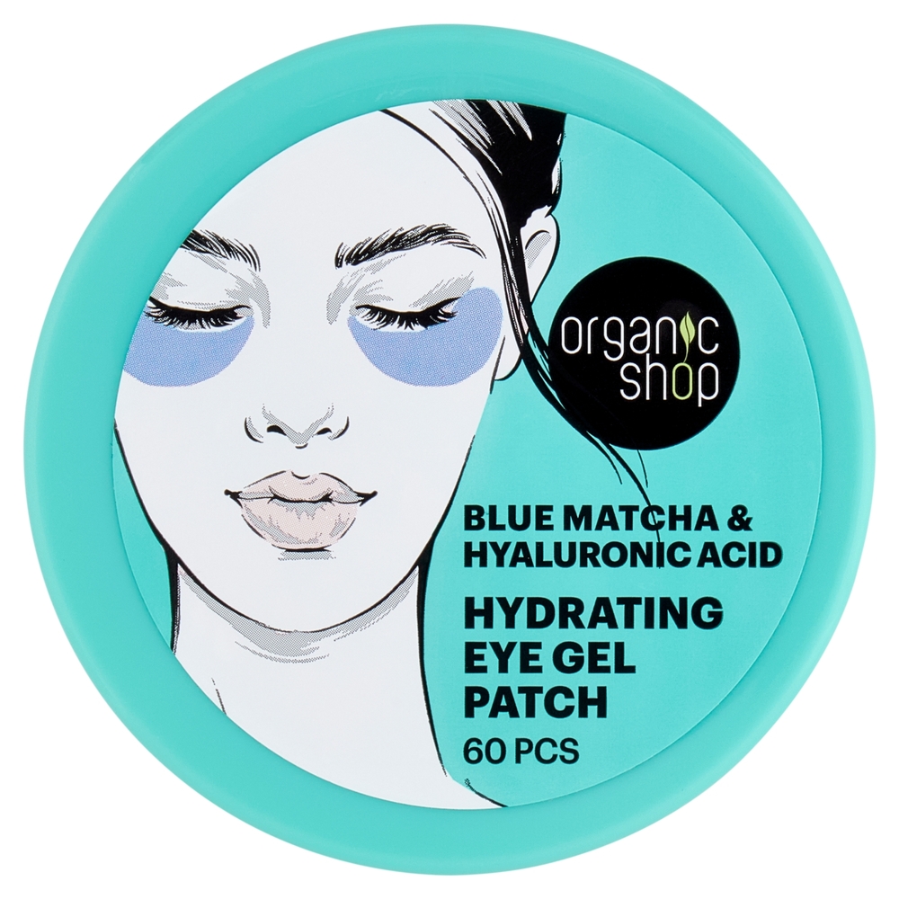 organic shop Hydrating Eye Gel Patch Blue Matcha & Hyaluronic Acid 60 pz